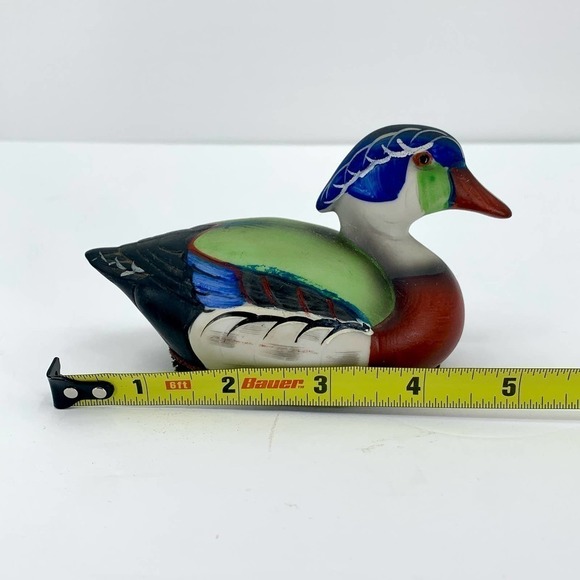 Jasco Mallard Duck Porcelain Lint Remover Brush 1980's Collectible Hand Painted - Picture 8 of 8